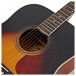 Deluxe Dreadnought Acoustic Guitar by Gear4music, Mahogany