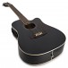 Dreadnought 12 String Electro Acoustic Guitar by Gear4music, Black