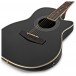 Roundback Electro Acoustic Guitar by Gear4music, Black