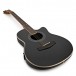 Roundback Electro Acoustic Guitar by Gear4music, Black