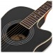 Roundback Electro Acoustic Guitar by Gear4music, Black