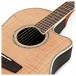 Deluxe Roundback Electro Acoustic Guitar by Gear4music, Flamed Maple