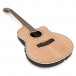 Deluxe Roundback Electro Acoustic Guitar by Gear4music, Flamed Maple