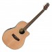 Deluxe Roundback Electro Acoustic Guitar by Gear4music, Flamed Maple