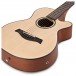 3/4 Single Cutaway Electro Acoustic Guitar by Gear4music