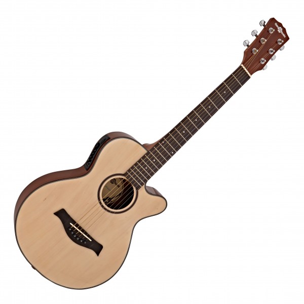 3/4 Single Cutaway Electro Acoustic Guitar by Gear4music