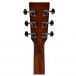 Ditson G-10 Grand OM Acoustic, Natural back of headstock