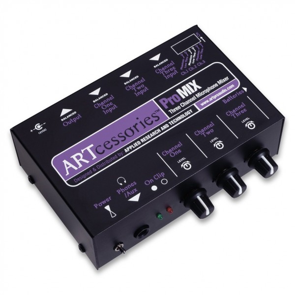 ART ProMIX 3 Channel Microphone Mixer