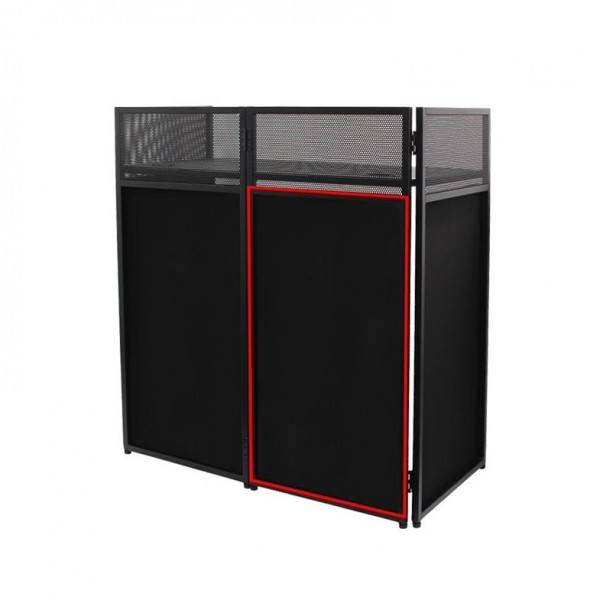 Equinox Combi Booth System Replacement Black Lycra Set, 4 Panels