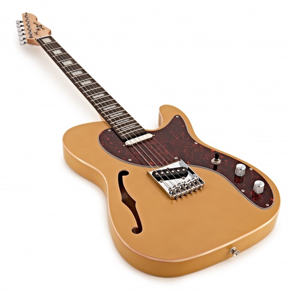 Knoxville Semi-Hollow Guitar and SubZero V35RG Amp Pack, Butterscotch