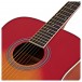 Dreadnought Acoustic Complete Pack by Gear4music, Cherry Sunburst