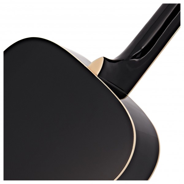 Dreadnought Left Handed Acoustic + Accessory Pack, Black