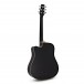 Dreadnought Cutaway Electro Acoustic Guitar + 15W Amp Pack, Black