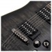 Schecter Omen Extreme-6 Electric Guitar, See Thru Black Pickups