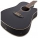 Dreadnought 12 String Electro Acoustic Guitar, Black + Amp Pack