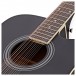 Dreadnought 12 String Electro Acoustic Guitar, Black + Amp Pack