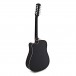 Dreadnought 12 String Electro Acoustic Guitar, Black + Amp Pack