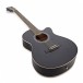 Single Cutaway Acoustic Guitar Pack by Gear4music, Black