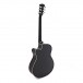 Single Cutaway Acoustic Guitar by Gear4music, Black