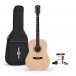 Guitarra Acústica Dreadnought Gear4music + Conjunto de Acessórios Gear4music