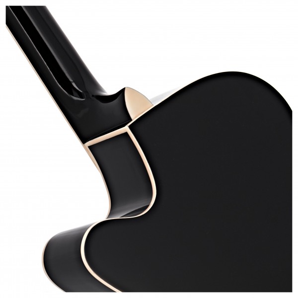 Single Cutaway Acoustic Guitar Complete Pack by Gear4music, Black