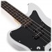 Seattle Left Handed Bass Guitar + 15W Amp Pack, White