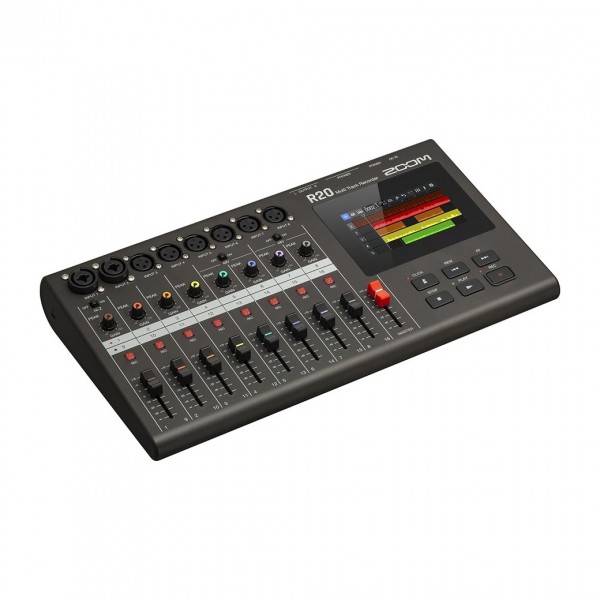 Zoom R20 Multi-Track Recorder Angle