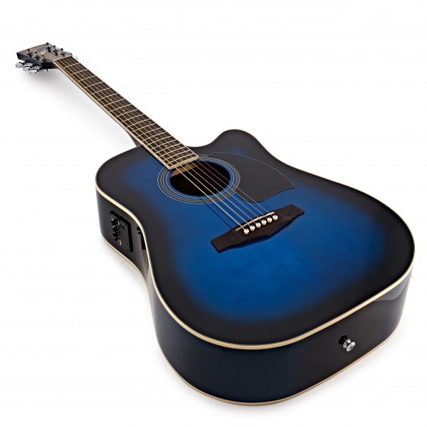 Ibanez PF15ECE Electro Acoustic, Trans Blue Burst