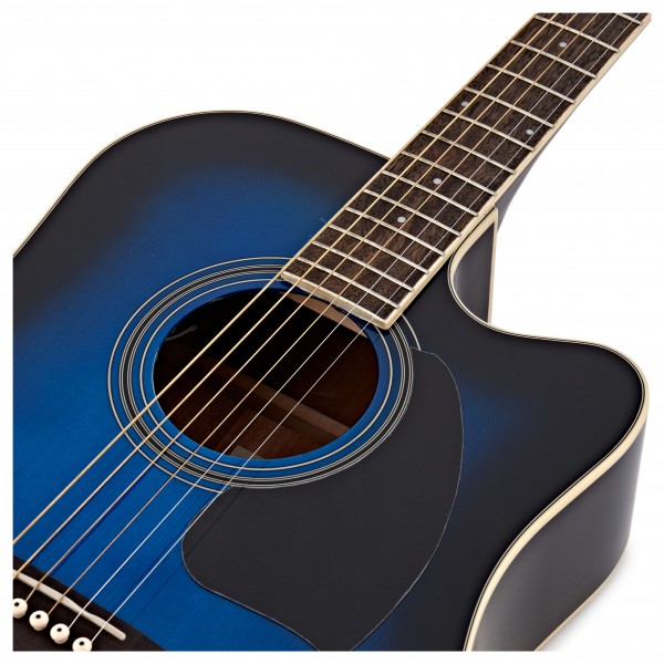 Ibanez PF15ECE Electro Acoustic, Trans Blue Burst