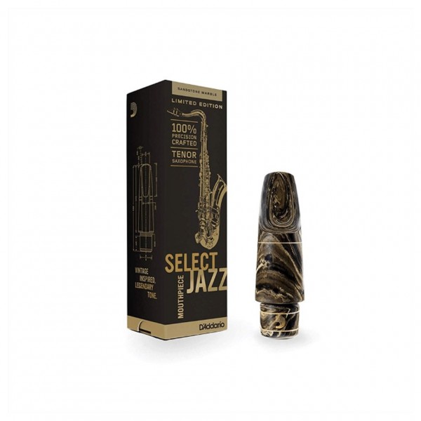 D'Addario Select Jazz Marble Tenor Saxophone Mouthpiece, D7M-MB - With Box