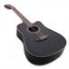 Dreadnought 12 String Acoustic Guitar by Gear4music, Black