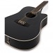 Dreadnought 12 String Acoustic Guitar, Black + Accessory Pack