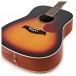 Deluxe Dreadnought Acoustic Guitar by Gear4music, Mahogany
