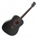 Dreadnought Acoustic Guitar by Gear4music, Black