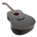 Dreadnought Acoustic Guitar by Gear4music, Black