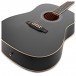 Dreadnought Acoustic Guitar by Gear4music, Black