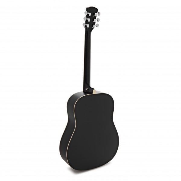 Dreadnought Acoustic Guitar by Gear4music, Black