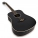 Dreadnought Acoustic Guitar by Gear4music Accessory Pack, Black