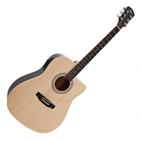 Dreadnought Cutaway Electro Acoustic Guitar, Natural