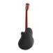 Roundback Electro Acoustic Guitar by Gear4music, Black