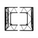 Equinox Truss Booth System, Matt Black - in two pieces