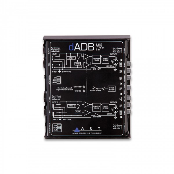 ART dADB Dual Active DI Box - Top