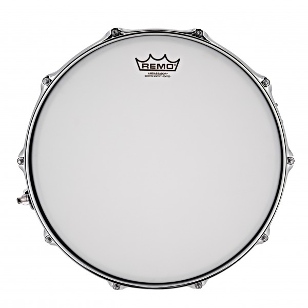 Pearl Sensitone Heritage 14" x 6.5" Brass Snare Drum, Black Chrome