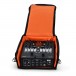 Gator GCLUBRN72 Bag for Rane 72 Mixer - Front, Open with Mixer