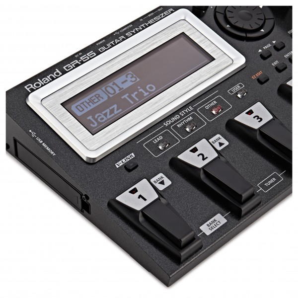 Roland GR55S-BK Guitar and Bass Synthesizer (No Pickup)