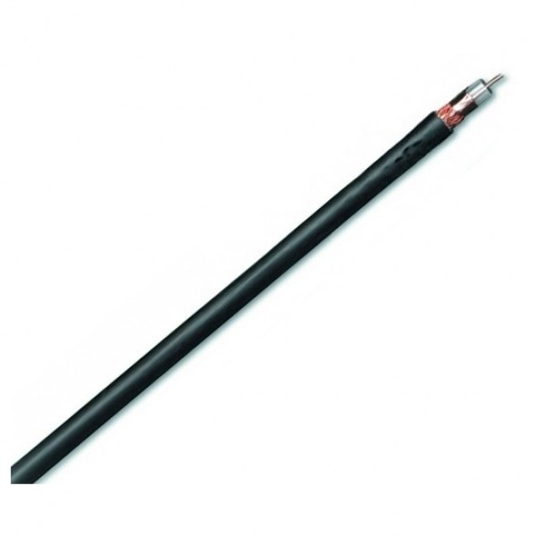 QED QX100 Black TV Aerial Coax Cable 100m Box