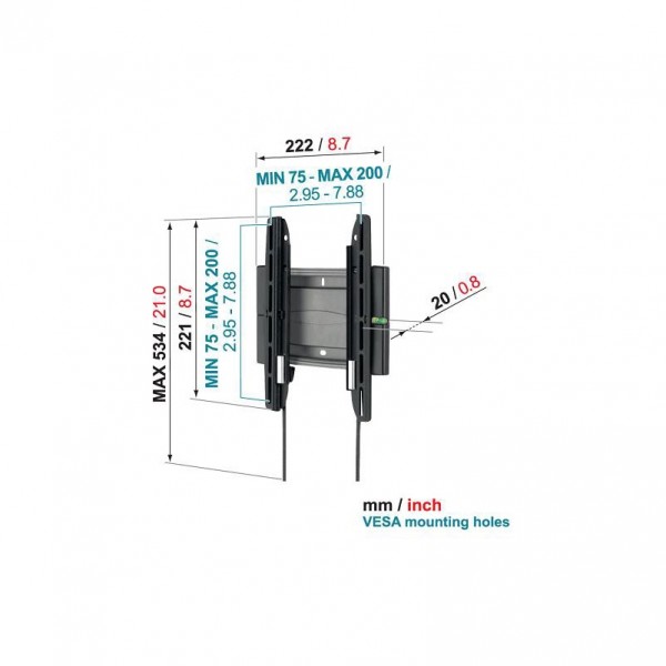 Vogels EFW 8105 Superflat Small TV (19-32")  Wall Mount