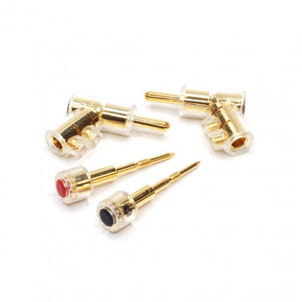 Fisual Deluxe Insulated Banana Plugs (Pack Of 2)