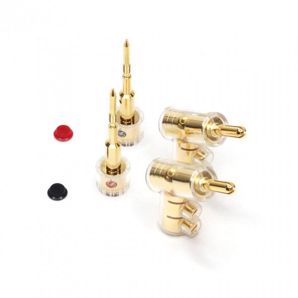 Fisual Deluxe Insulated Banana Plugs (Pack Of 2)