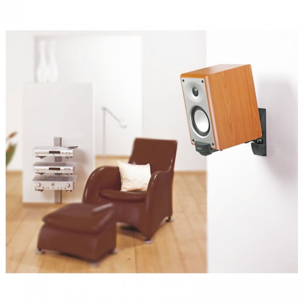 Vogels VLB 200 Loudspeaker Wall Mounts (Pair), Black at